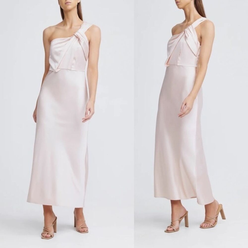 SIGNIFICANT OTHER Macy One-Shoulder‎ Midi Dress Size US 6